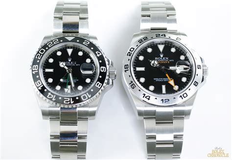 rolex explorer ii vs rolex gmt master ii|Rolex Gmt Master II pepsi.